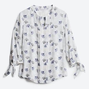 41 Hawthorn Melisa Tie Sleeve Ginkgo Blouse